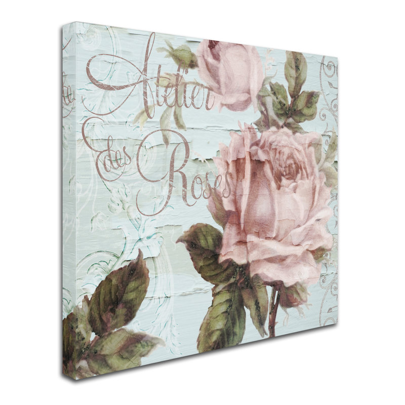 Jadaya «Atelier De Roses» par Color Bakery, impression sur toile tendue, H 14 po x l 14 po x P 2 po