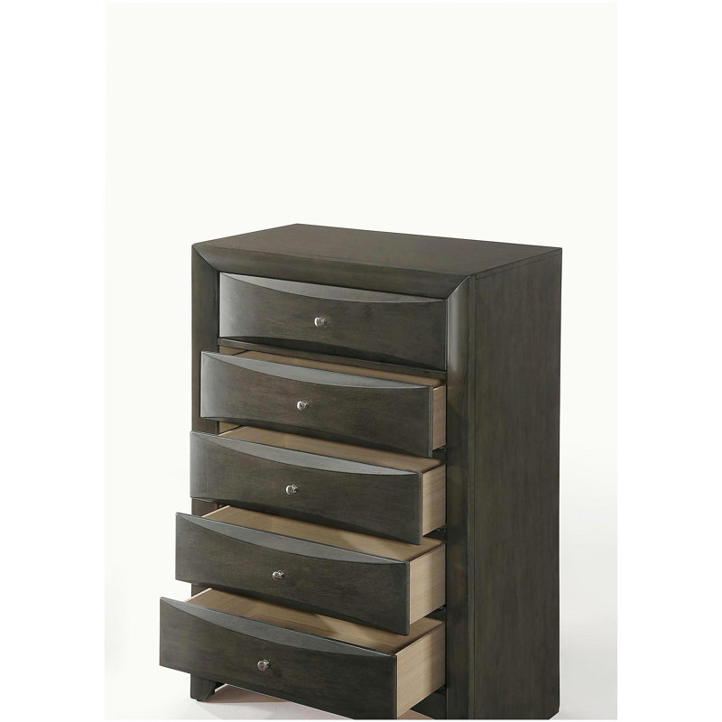 Commode en chêne gris Irlande, Gris