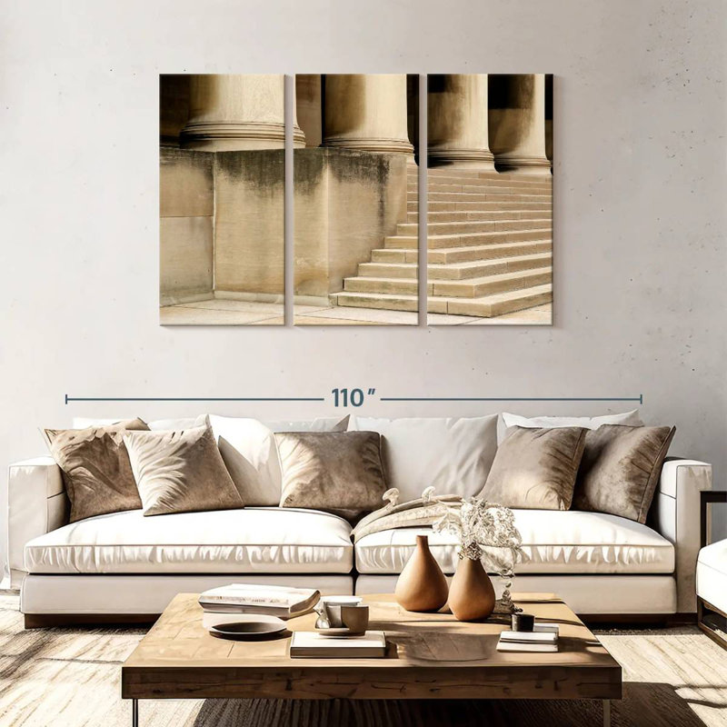 Lilie Columns And Steps, 48" H x 74" W