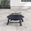 Cathryn Round Steel Smokeless Fire Pit