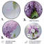 Virginie - art floral rond en métal-109711367