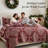 Southshore Fine Linens Christmas Carol Reversible Quilt Set, 100 GSM Double-Brushed Microfiber Holiday Bedding, 1 Quilt and 2 Pillow Shams, Full / Queen-102534104