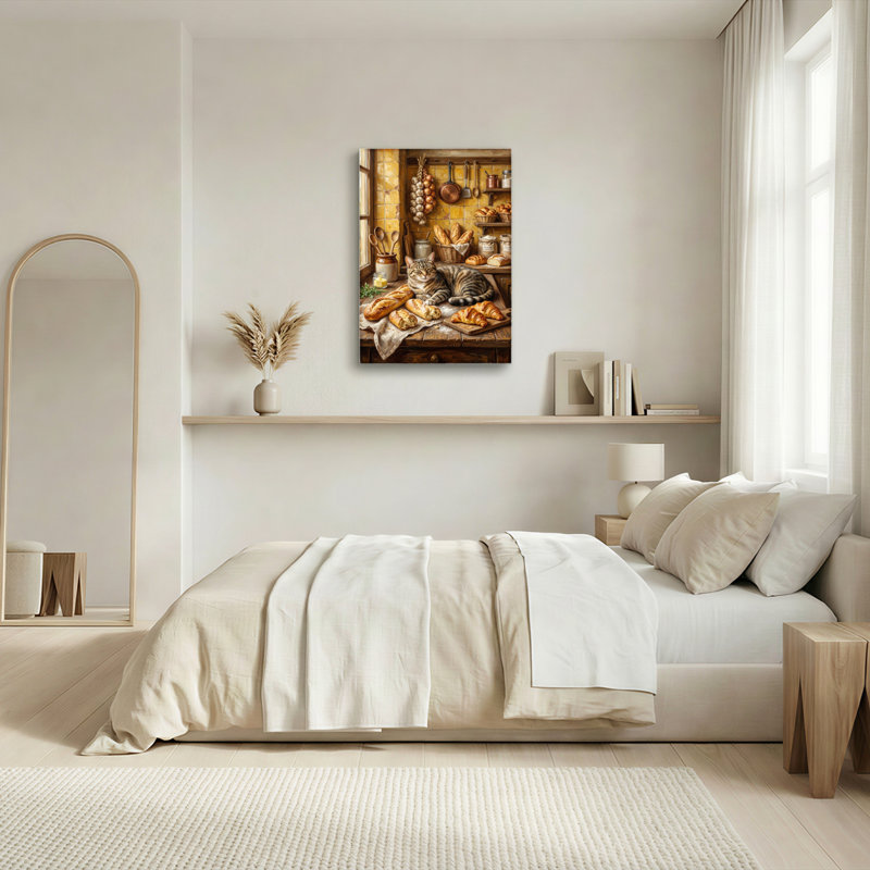 Cozy Kitchen, reproduction d'art sur toile, ensemble de 1, 48"H x 32"W, Wrapped Canvas