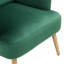 Douglasland Velvet Armchair with Footstool-353228231