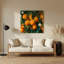 Art mural en métal «Fruit tangelo» vert-123314311