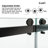 56-61" W  x 66" H Frameless Double Sliding Tub Door with 3/8" (10mm) Clear Tempered Glass, Shatter-Resistant Film & Installation Hole Locator-123111064