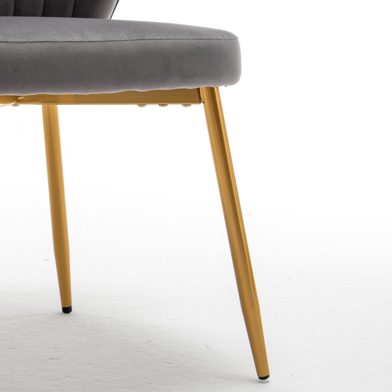 Rawl Upholstered Accent Chair, Gray Polyester
