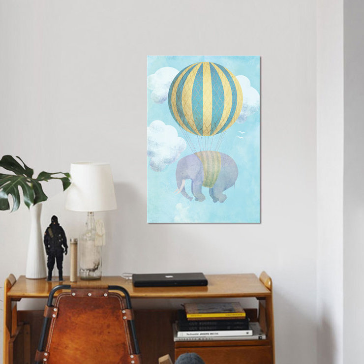 «Up and Away», impression sur toile, H 26 po x l 18 po x P 1,5 po, Toile tendue, Pas de tapis
