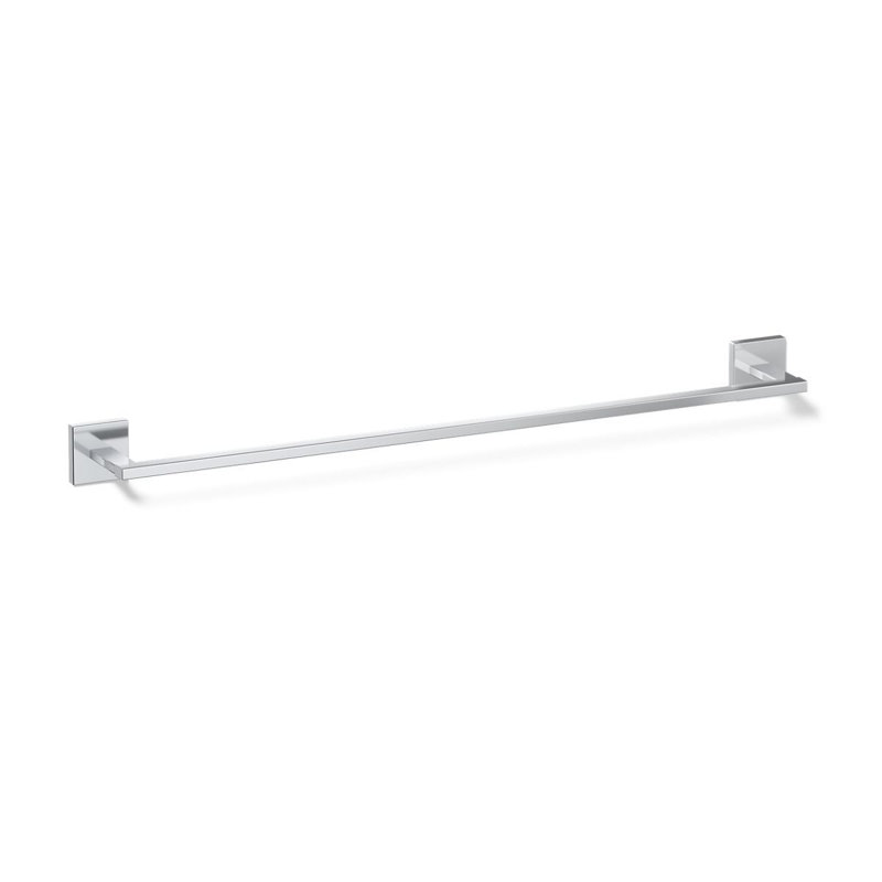 Square Towel Bar, Polished Chrome, 24"W