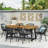 Furman 6 - Person Acacia Patio Dining Set with Rectangular Table