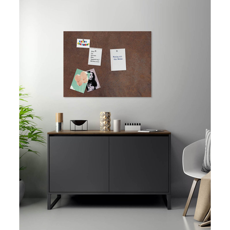 Magnetic Glass Photo Memo Board