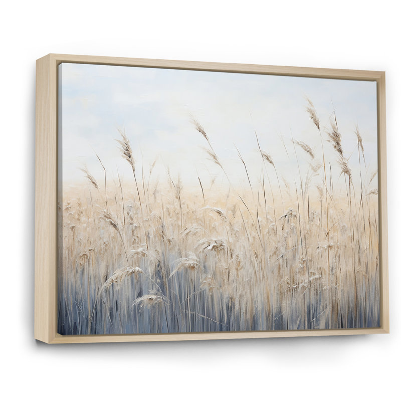 Prairies majestueuses prairies VII, Cadre naturel flottant, H 34 po x l 44 po x P 1,5 po