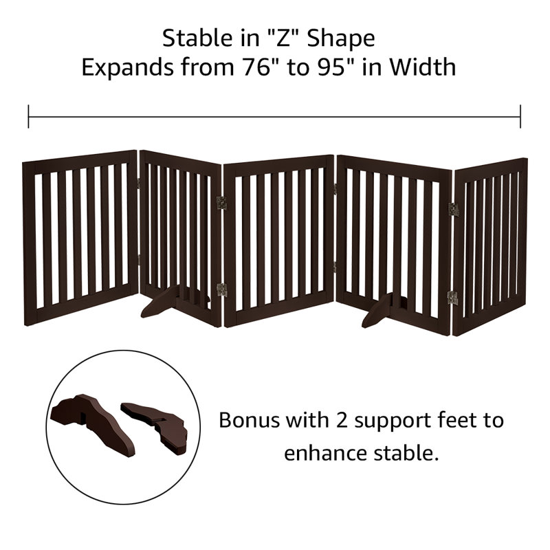 Barrière pour animaux sur pieds Ignacio, H 24 po x l 100 po