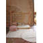 Hippy Cotton Polka Dots Area Rug in Pink/Beige