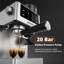 Airmsen 7.9'' Semi-Automatic Espresso Machine With Grinder