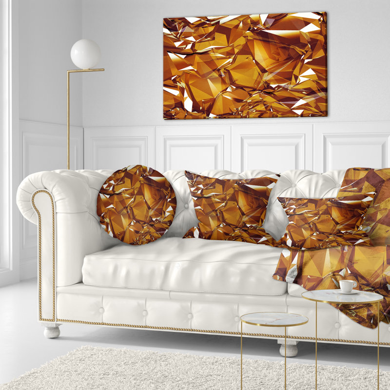 Abstract Reversible Throw Pillow