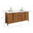 Trayshawn 72 In. Double Sink Whitebrook Engineered Marble Countertop Bath Vanity-785735746