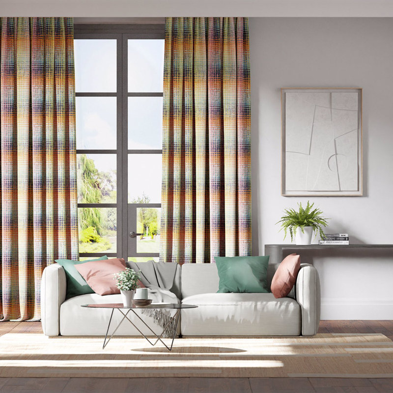 Hamada Fabric, Denim/Ochre