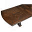 Ensemble de table de salle à manger 9 pièces avec rallonges et 6 chaises d'appoint en bois de chêne foncé Lavish Style-508784296