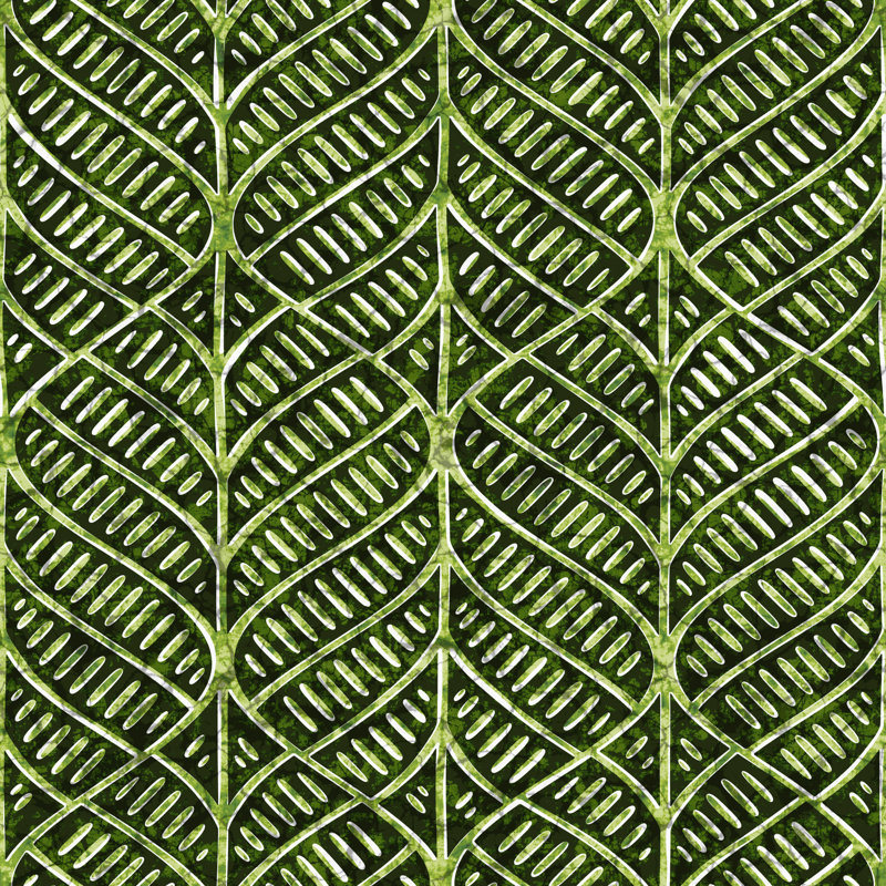 Batik Pattern by Jojotextures - Wrapped Canvas Print, 30cm H x 30cm W x 3.8cm D