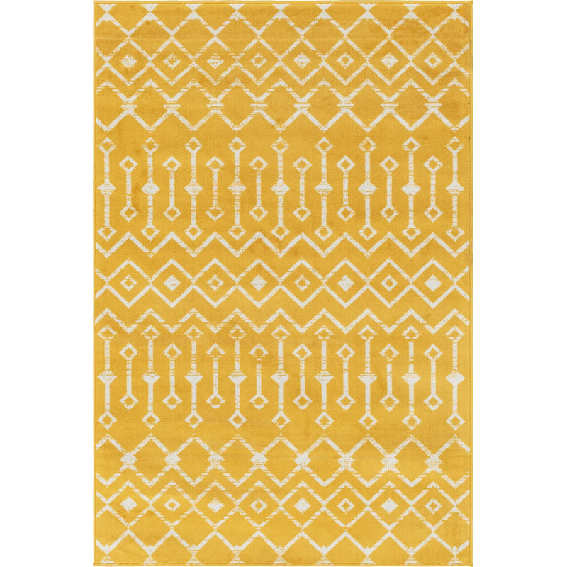 Aemtenan Abstract Indoor Rug, Rectangle 4' x 6'