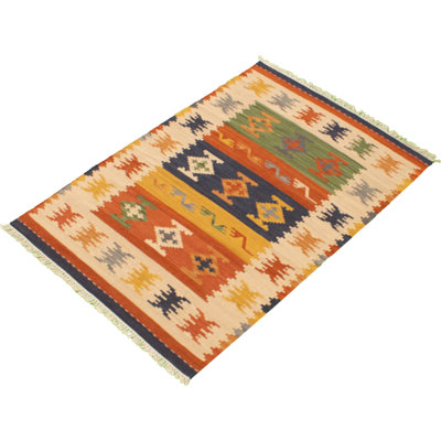 Innis Wool Oriental Indoor Rug