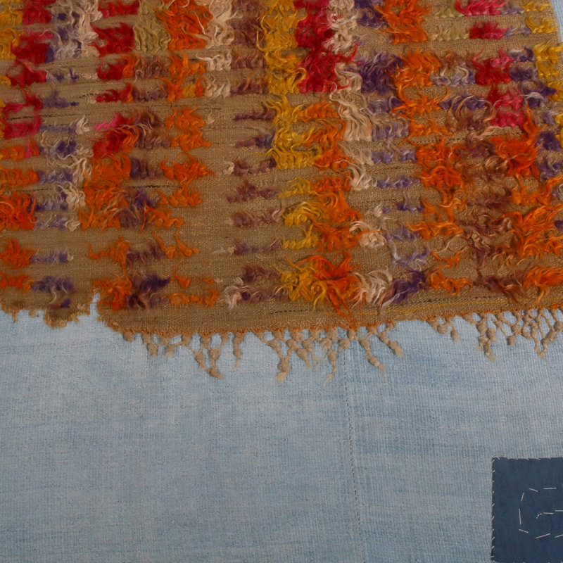 One-of-a-Kind 5'7" x 13'9" Hand Knotted Area Rug