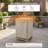 Scriber Square Concrete Propane Fire Column