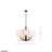 Patchwork 5-Light Pendant - Black/Satin Brass