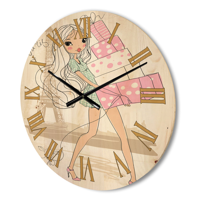Horloge murale en bois, Moyen