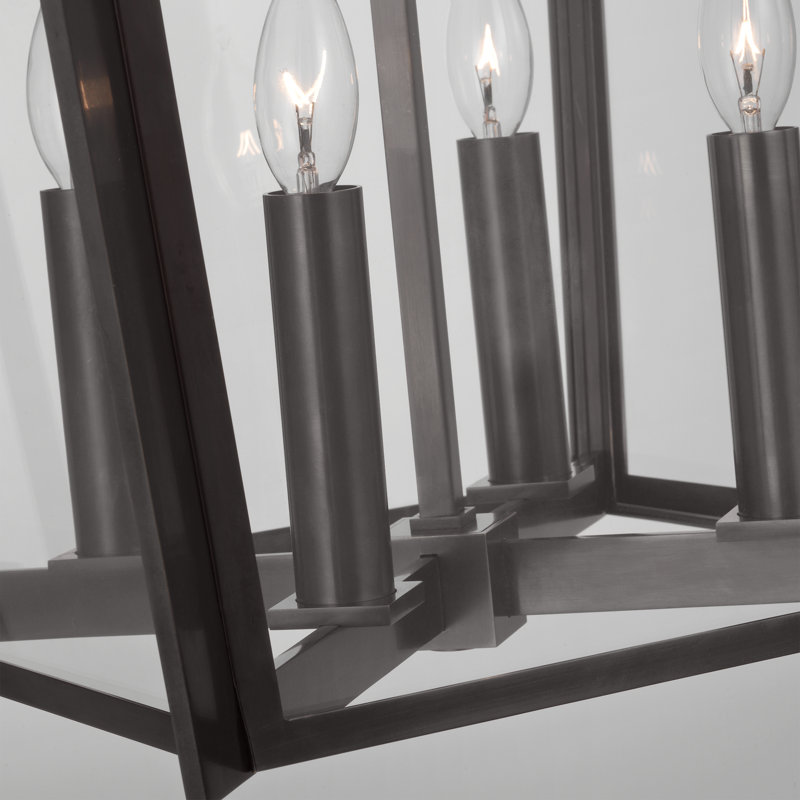 Palais 4 - Light Chandelier, Bronze, 30.75" H x 20.75" W x 20.75" D