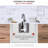 Builder Stylish Undermount or Drop-In 12 1/2" Single Bowl Stainless Steel Kitchen Sink, Zafra S-409T