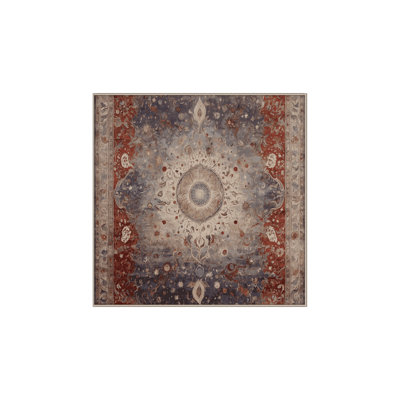 Machine Washable Brown Area Rug