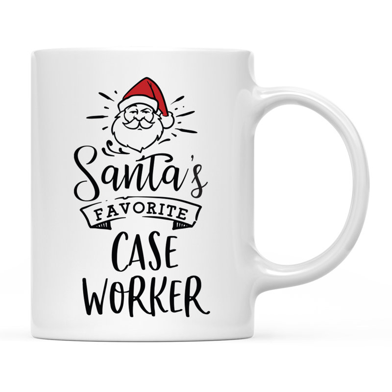 Grande tasse à café Tuileries, « Santa's Favorite Case Worker »