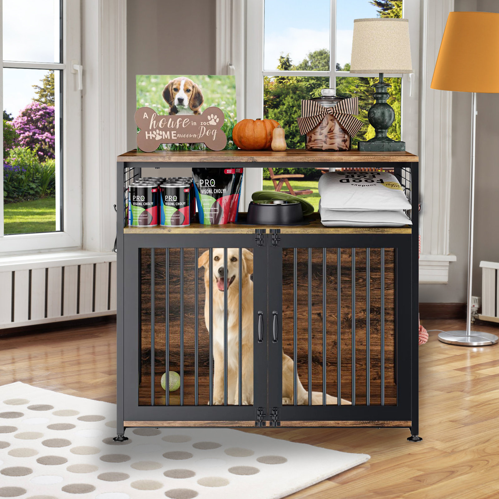 Decorative kennels for outlet dogs