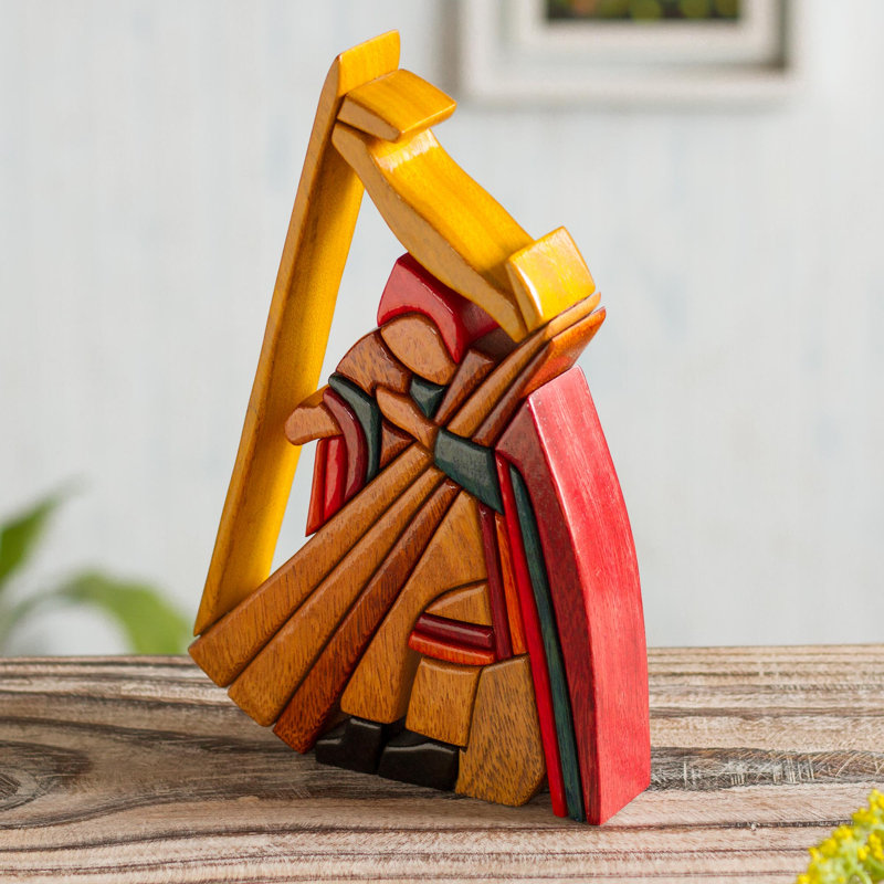 Figurine Sharondale «Andean Harpist»