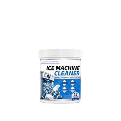 Tile Grout Cleaning Paste Ice  Descaling Effervescent Tablets 12 Pcs Dissolves  Deposits For Ice Maker Equipment Upkeep