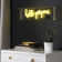 Hello Gorgerous 20" Contemporary Glam Acrylic Box USB Operated LED Neon Light, Yellow