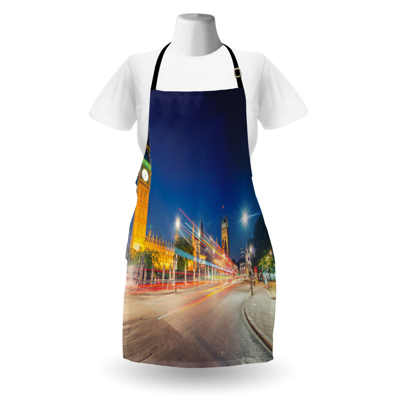 No Pattern Bib Apron
