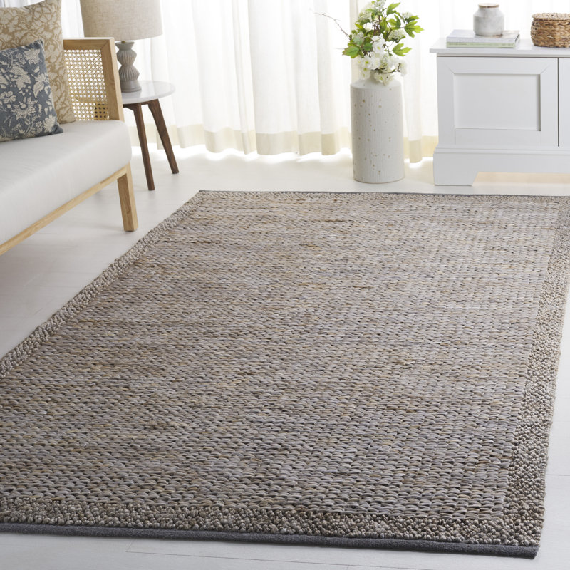 Natural Fiber Handwoven Jute Rug, Rectangle 6' x 9'