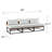 Horsforth 90'' Wide Powder Coated Steel Patio Sofa with Cushions