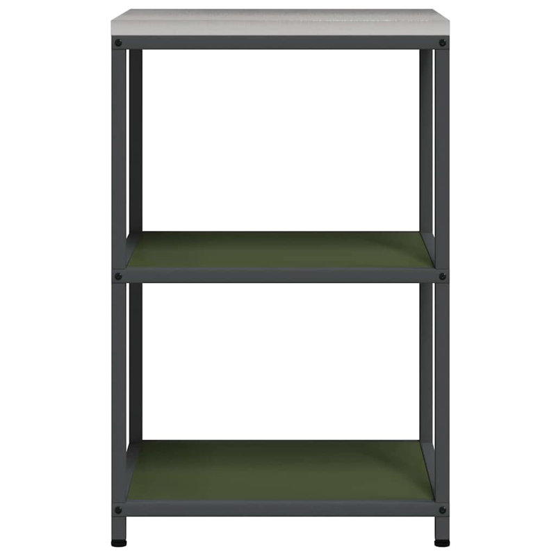 Kitchen Cabinet Set, Olive Green