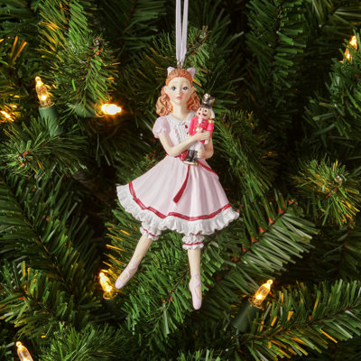 Ornement en résine 4,5 po Clara Ballerina