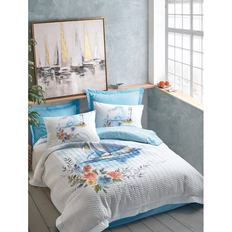 Cotton Floral Duvet Cover