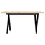 vidaXL Coffee Table X-Frame Solid Wood Pine and Steel-122896934
