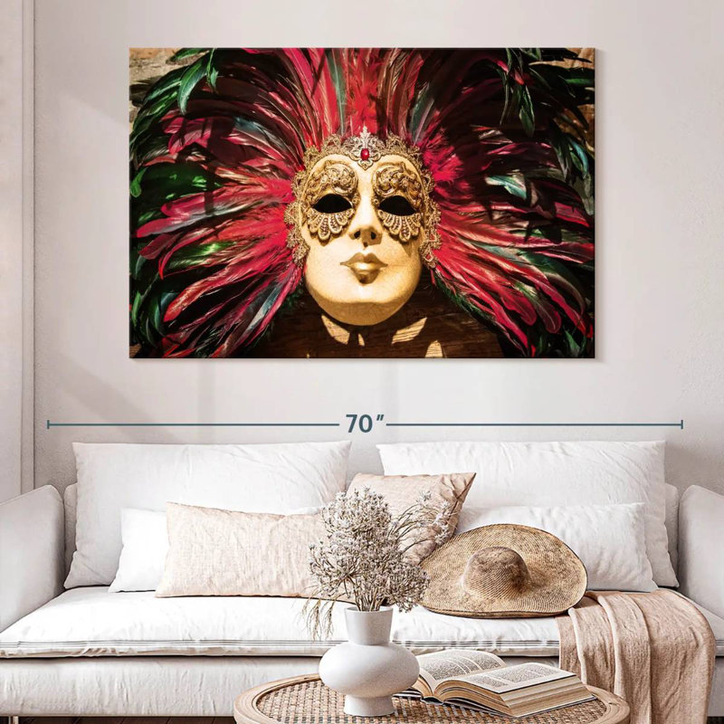 Lelend Venetian Carnival, 34'' H x 51'' W