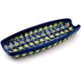 Polish Pottery Stoneware Condiment Server