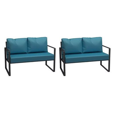 Lorisa Faux Leather Upholstered Bench