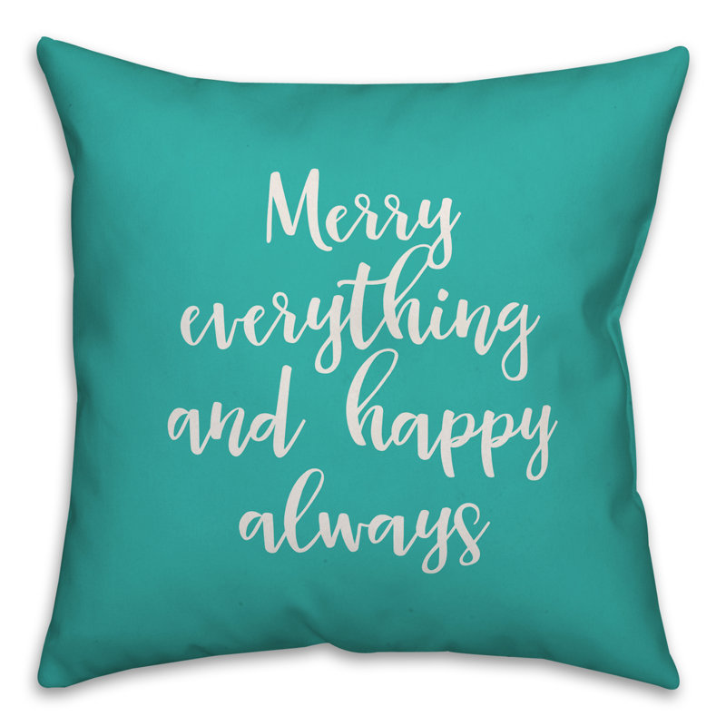 Throw Pillow, Teal, Throw Pillow