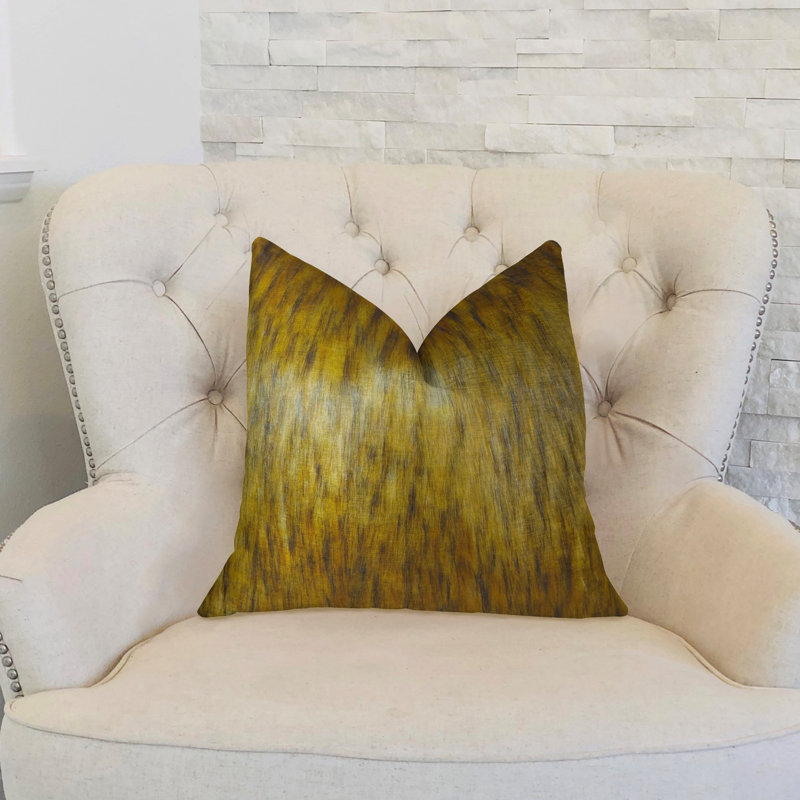 Coussin de luxe fabriqué à la main Spirit Wolf, 16 po x 1 po, Coussin décoratif